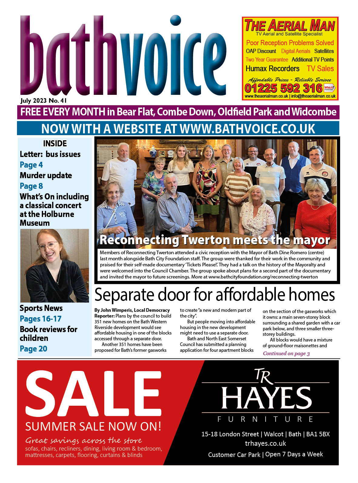 Bath Voice News: letters to the editor on buses and playground ...