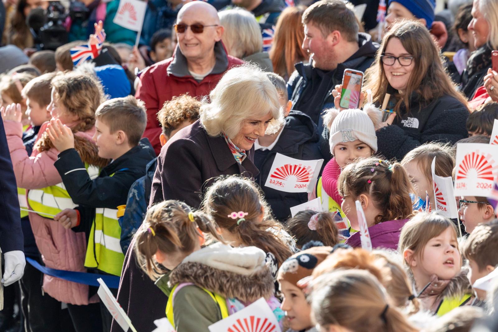 Bath Voice News: Queen Camilla visits Bath to celebrate the 850th ...