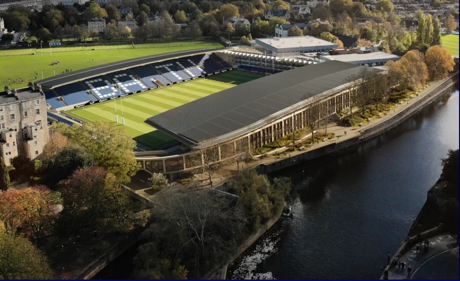 Bath Voice News: Bath Rugby plan to speed up their new stadium’s construction demolishing the old stands next May