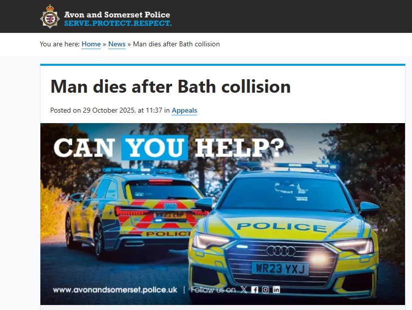 Bath Voice News: letter to the editor on road safety and the need for ...