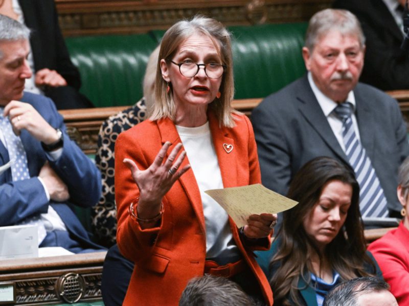 Wera Hobhouse MP in House of Commons. Photographer Jess Taylor